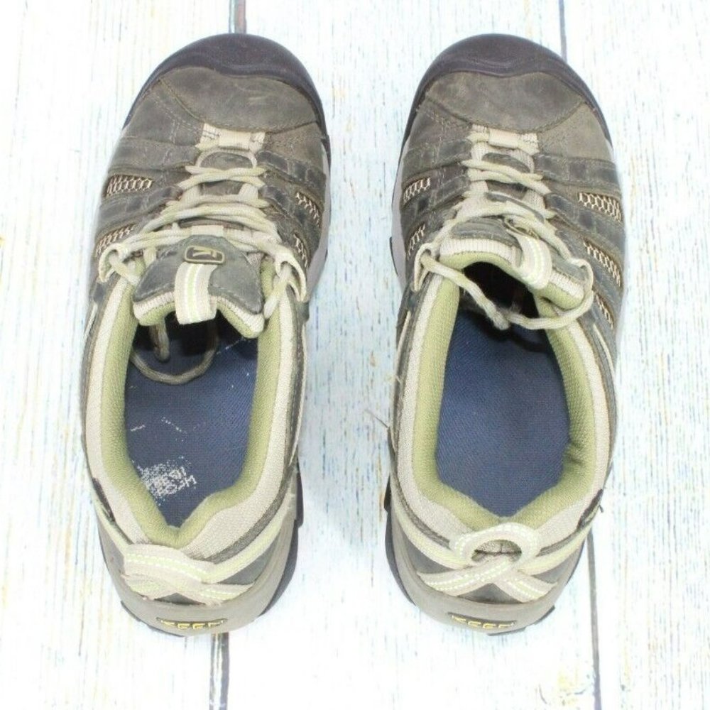 Keen Green Leather Lace Up Rugged Hiking Sneakers Shoes Size 7.5 - Picture 7 of 9